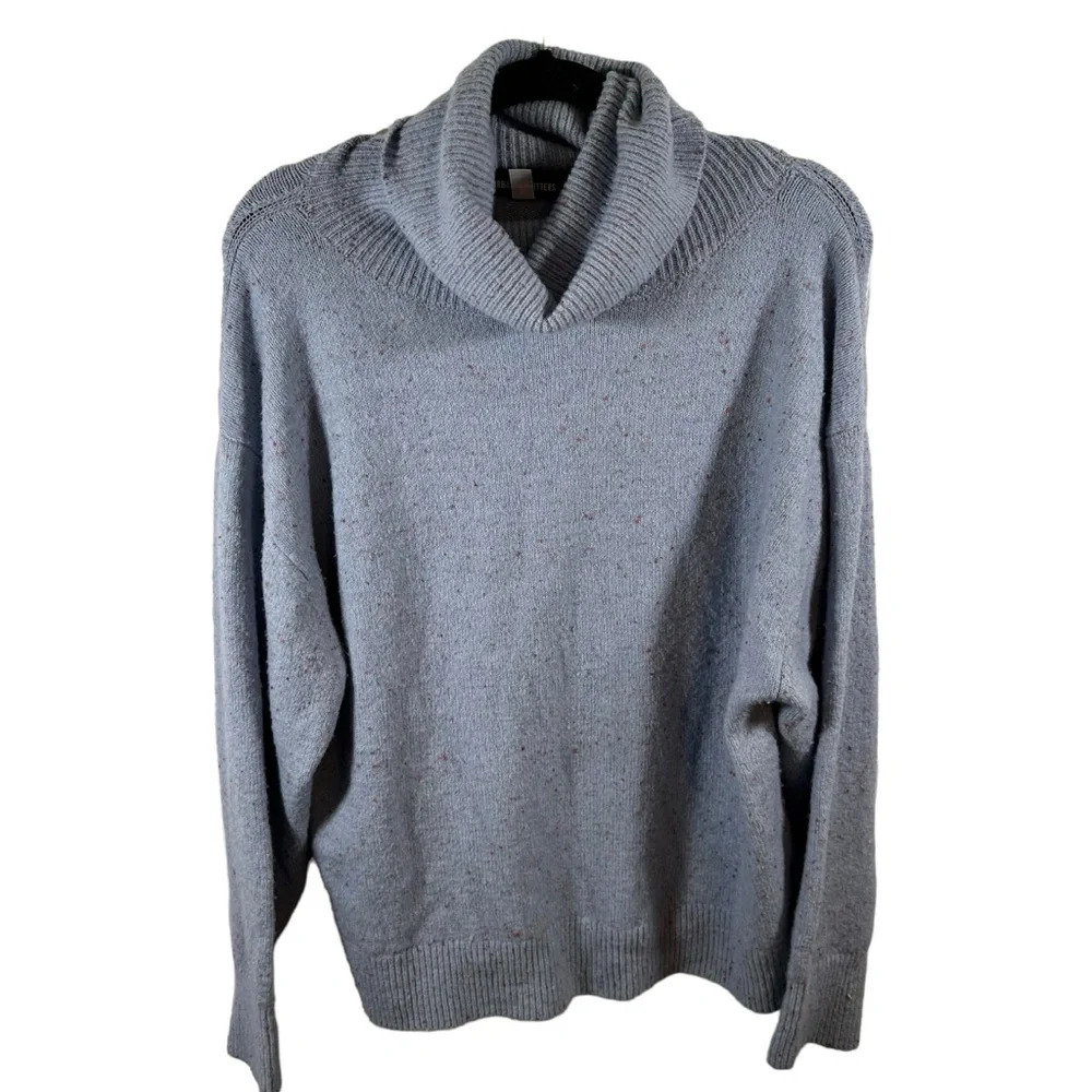 Urban Outfitters Oversized Cowl Neck Soft Grey Sweater Cozy Size Small